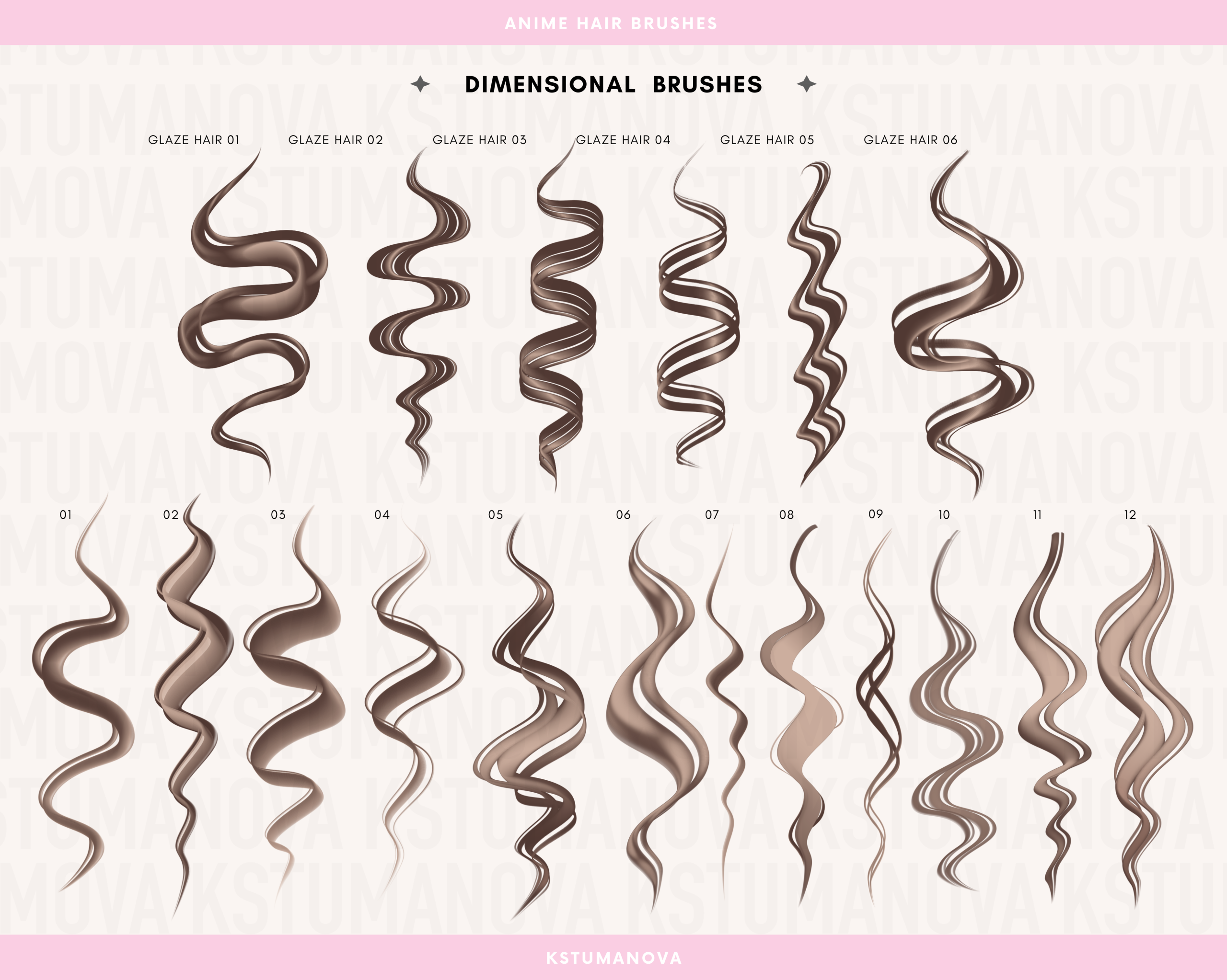 Anime hair brushes - Image 5