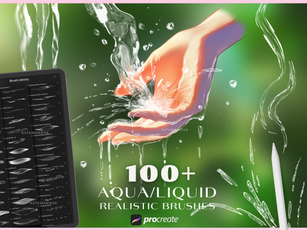 Liquid brushes