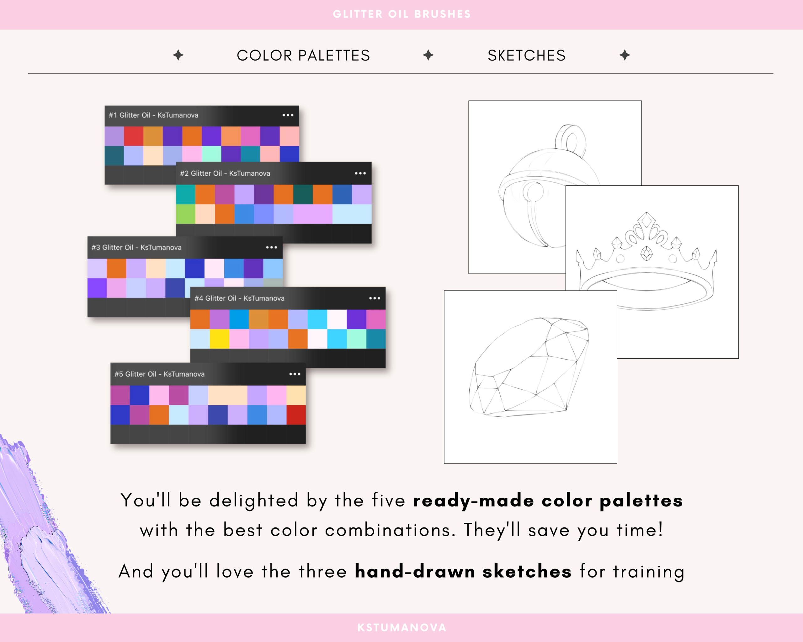 Glitter oil brushes - Image 7