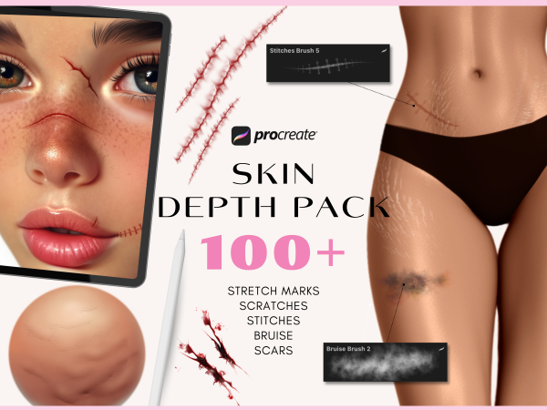 Skin imperfection brushes