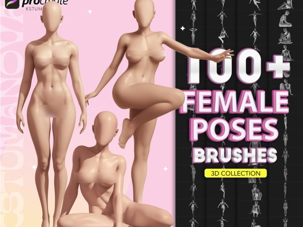 Realistic female poses