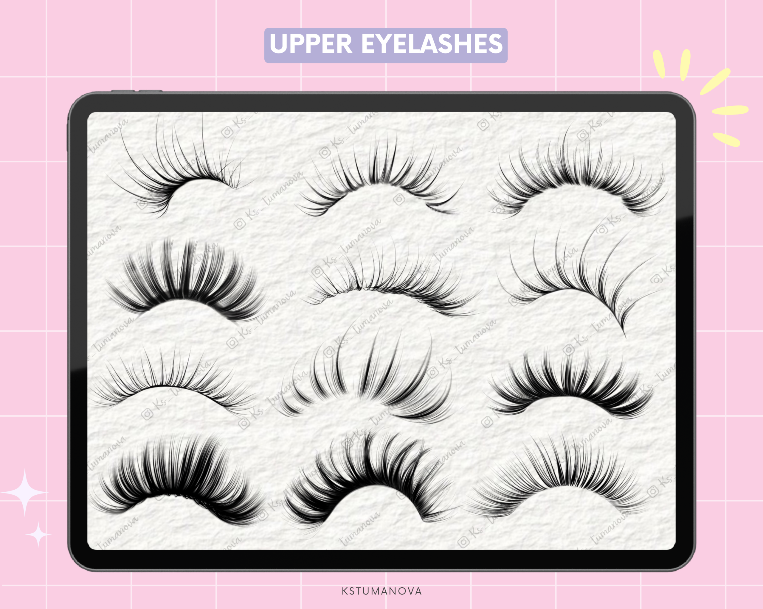 Eyelashes stamps - Image 3