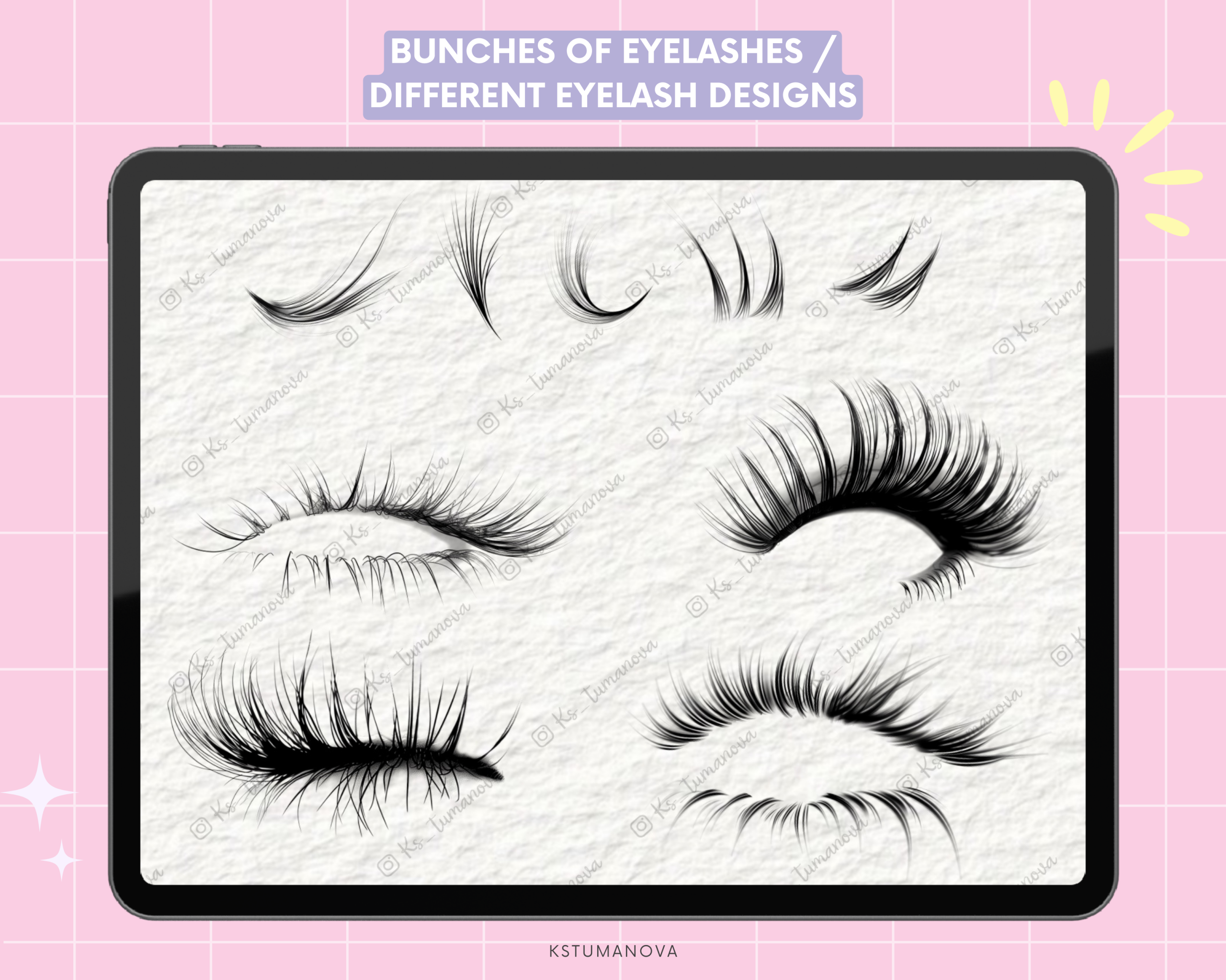 Eyelashes stamps - Image 5