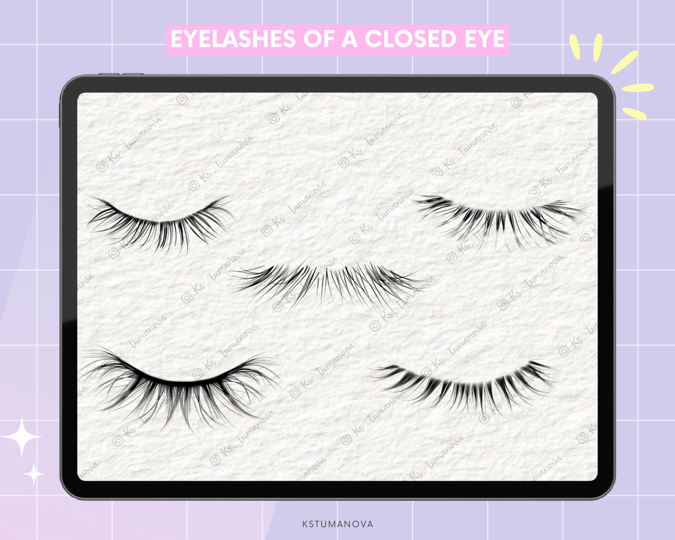 Eyelashes stamps - Image 6