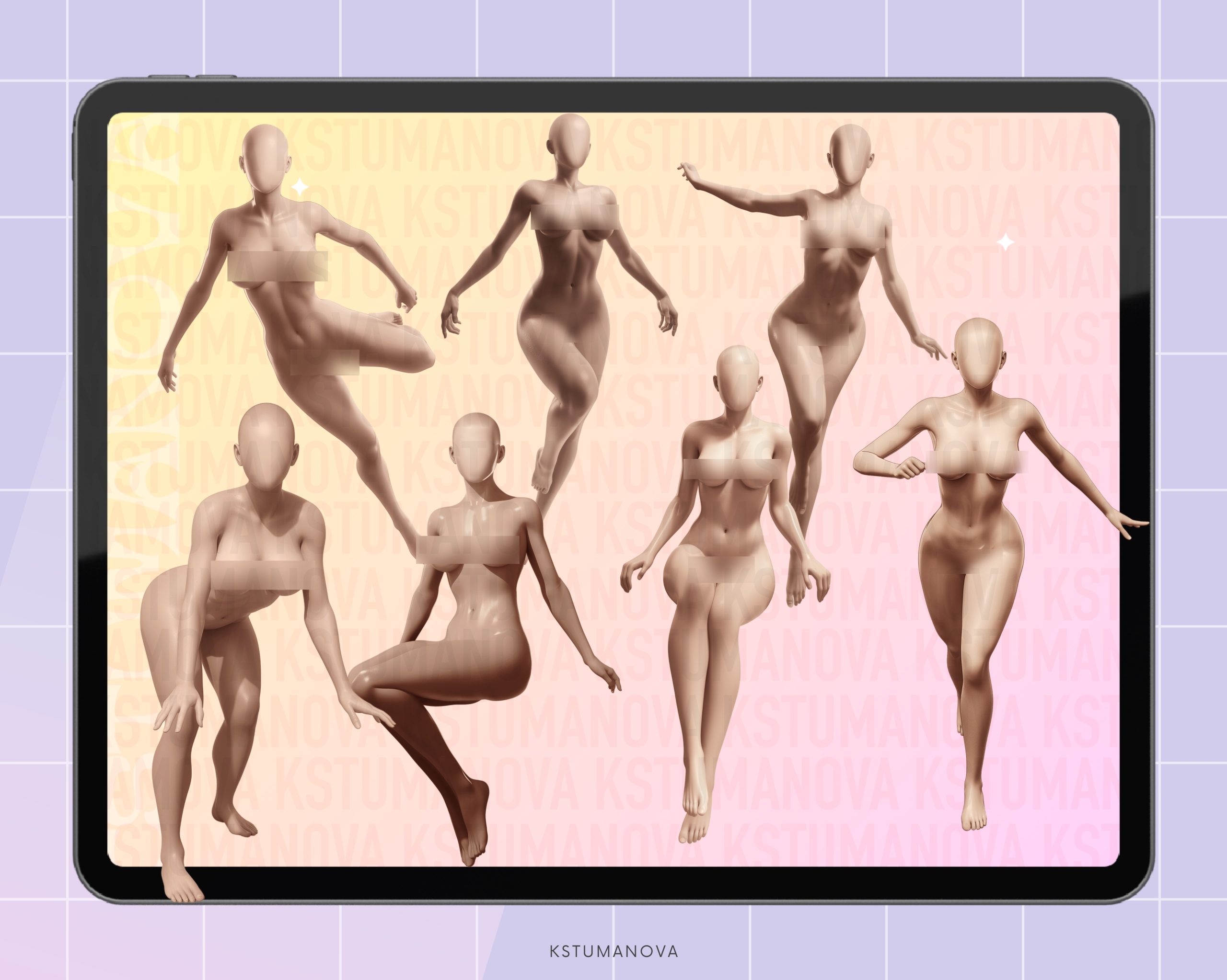 Realistic female poses - Image 4
