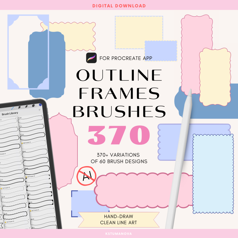 Outline Frames Brushes