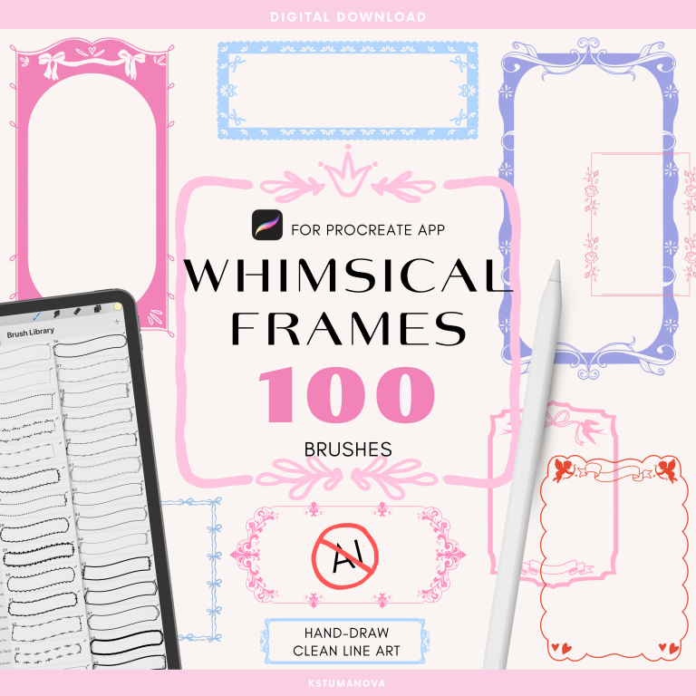 Whimsical Frames Brushes